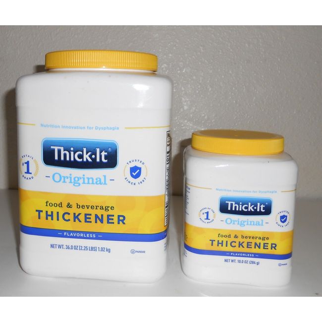 Thick-It Original Food & Beverage Thickener  Lot of 2 --36 oz & 10 oz   EXP 2025