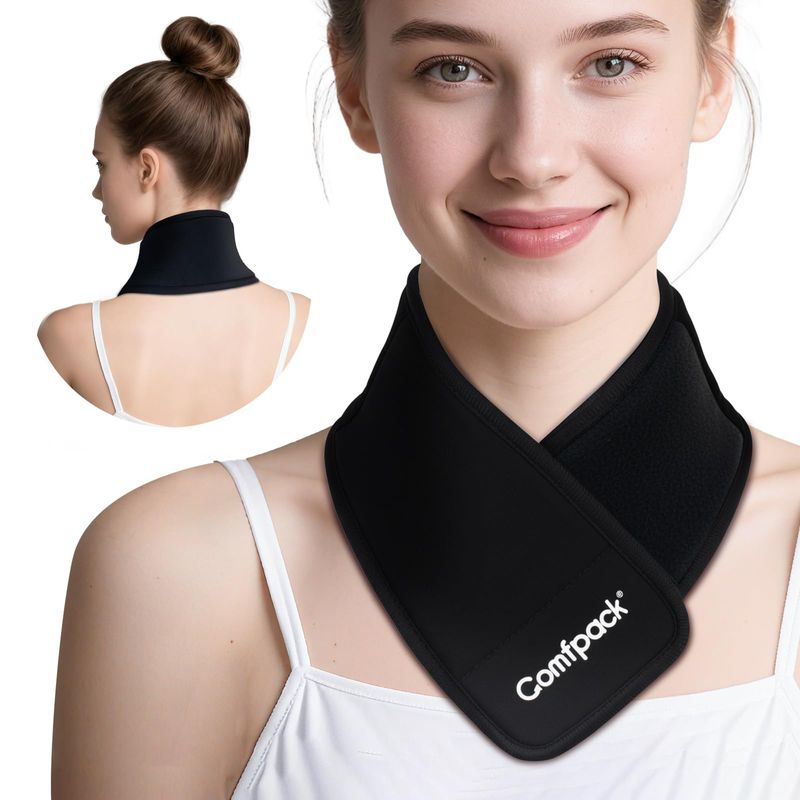 Comfpack Neck Ice Pack Wrap, Cold Compress Ice Pack for Neck Pain ...