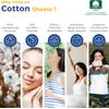 Luxury Pure Egyptian Cotton Sheets King Size - 600 Thread Count Sheets King 4 PC