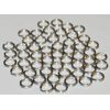 50 Stainless Steel Split Rings - 10mm Wide