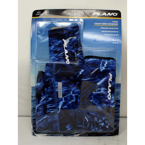 Plano BuiltCOol SPF 50 Cooling Fishing Accessories 3 Pacl (See Description)