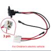 Ride On Car Accessory Power Charging Interface Socket 3Pin Type Interface 335mm