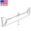 FMTX Home Gym Tricep Cable Attachments: COMBO Flat LAT Bar Snap Hooks Pair 2PC
