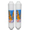 Omnipure CL10ROT33-B Inline Carbon water Filter 1/4 NPT SET