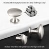 LONTAN Knobs for Kitchen Cabinets 10 Pack Satin Nickel Cabinet Knobs Modern Drawer Knobs Satin Nickel Cabinet Hardware, LS6050SNB