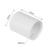 40mm Solvent Waste PVC Pipe Fitting Straight Coupling Adapter-White (Pack of 10)