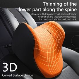 Car Pillow Car Lumbar Support Back Cushion Car Seat Neck Pillow Auto Pillow