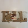 Fall Crafts STANDING FALL LETTERS Craft ~ Unfinished ~ Letters Only (and Leaf)