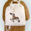 Azeeda 'Soaring Red Kite' Canvas Rucksack/Backpack (RK00036833)