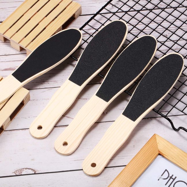 4 Pieces Double-Sided Foot File Foot Rasp File Dead Skin Remover