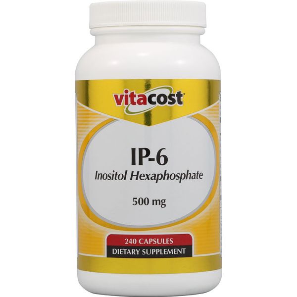 Vitacost IP-6 Inositol Hexaphosphate - 500 mg - 240 Capsules