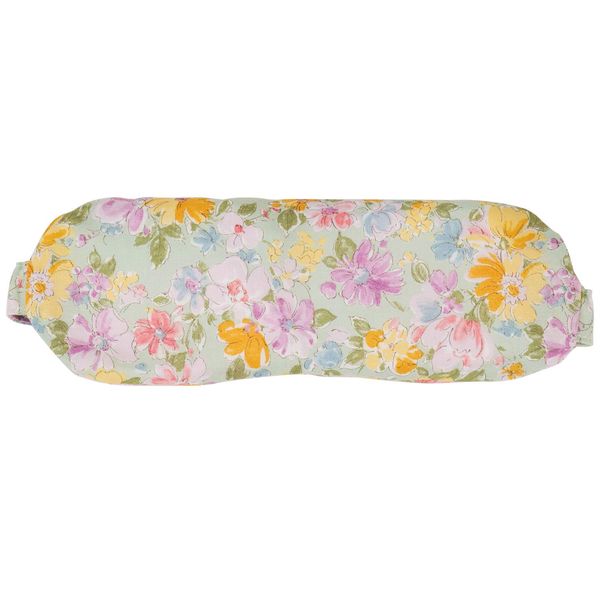 Koji Company 140051 Eye Mask, Salt Eye Pillow, Cool Fleulet, Made in Japan, Floral Pattern, Green