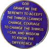 11 Month AA Medallion Reflex Purple Gold Plated Chip