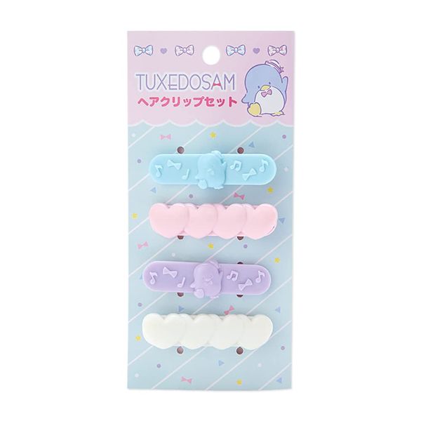 Sanrio 750671 Tuxedo Sam Hair Clip Set (Fashionable Miscellaneous Goods, Sanrio)