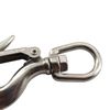 304 Stainless Steel Swivel Eye Lifting Hook, Safety Snap Hook, Cargo Hook Rigging Accessory Loading 150KG