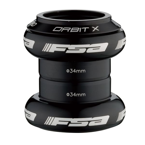 FSA Orbit X Threadless Headset - Black, 1.1/8-Inch