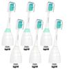 Replacment Brush Heads Compatible with Philips Sonicare E-Series Essence, Xtreme, Elite, Advance, and CleanCare Electric Toothbrush, Toothbrush Replacment Heads Refills, 6 Pack