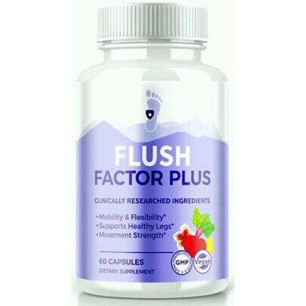 Flush Factor Plus Capsules for Digestive Health & Weight Management 60ct