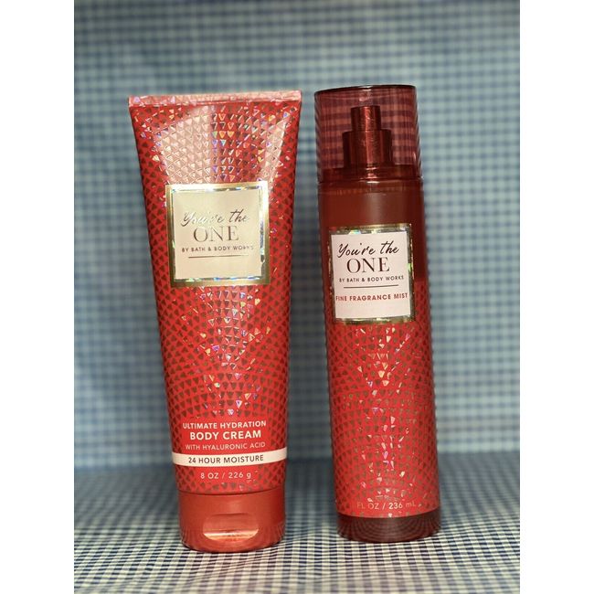 you’re the one body mist & cream by bath and body works set of 2 in new .