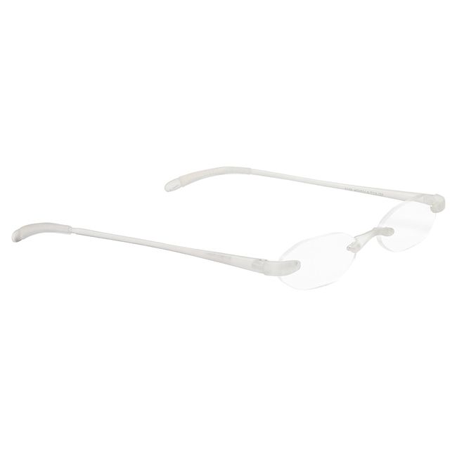 Select-A-Vision Flexi Lights Rimless Round Unisex Readers, Clear, 1.50