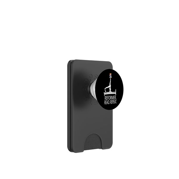 Pilates books Reformer Read Repeat PopSockets PopWallet for MagSafe