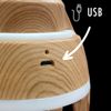 Cello Woven Basket Ultrasonic Diffuser - Electronic Oil Diffuser And Humidifier With Colour Changing LEDs - Bamboo Diffuser, Diffusers For Home, An Electric LED Diffuser - Aroma Diffuser