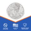 10 Air-Tite Direct Fit "H40" Coin Holders for SILVER EAGLES