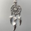 VIE Dream Catcher Crystal Keychain, 12x5cm, Clear Quartz