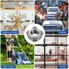 sourcing map Weld Nuts, M10-1.5 Square UNC Carbon Steel Machine Screw Gray 10Pcs