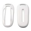 Xotic Tech Glossy White Hard Shell Keyless Remote Key Fob Cover Protector Compatible with Tesla Model X