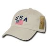 Rapid Dominance Mens Padded Baseball-caps, Stone