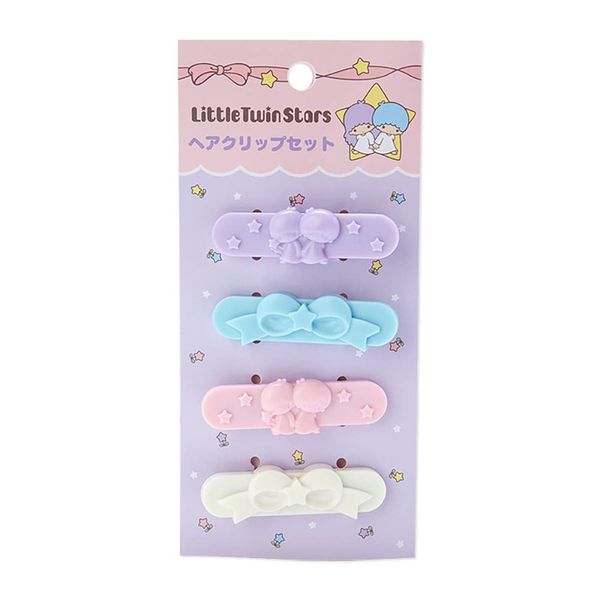 Sanrio 750204 Little Twin Stars Hair Clip Set (Stylish Goods, Forever Sanrio)