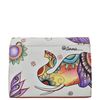 Anna by Anuschka Large Flap Organizer, Retro Elephant Ivory
