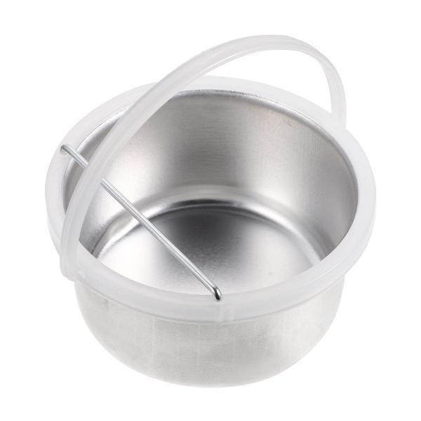 Wax Warming Replacement Tin Inner Pot Wax Melting Bowl Sturdy Large Capacity 400cc Multipurpose Wax Pot Hair Removal Wax Bowl