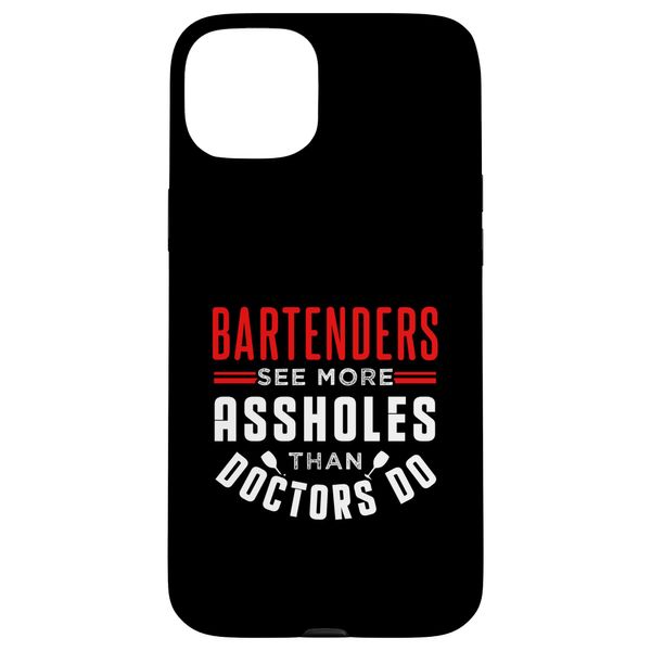 Funny Bartender Barkeeper Design For Barman Case for iPhone 15 Plus