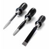 ToolUSA 3-Piece Scraper Set | 7 .5" (19cm) Long | Flat, Round & Pointy Tips | Coated Wooden Handles | Multi-Purpose Tools