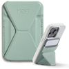 MOFT Snap-On Smartphone Stand, Magnet, Compatible with MagSafe iPhone 14/13/12 Series, Wallet, Tabletop, Card Case Function, Card Storage, Multiple Angle Adjustment, Thin, Lightweight, Foldable,