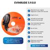 Diagnostic USB tool KIT with chip FT232RL for Evinrude E-tec Ficht outboard boat