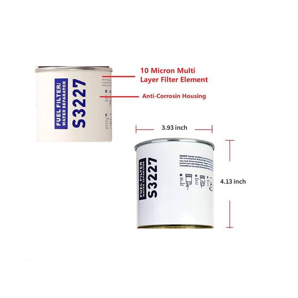 S3227 Fuel Filter Element Water Separator Replacement