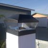 6" x 6" Solar Post Cap Light LED Bright SMD, 1 Piece, Black (6x6)
