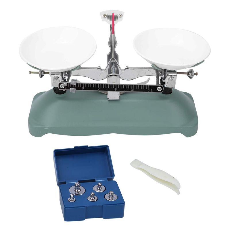 100/500 Gram Mechanical Balance with Weight Kit Balance Scale Tray 10g ...