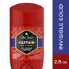 Old Spice Red Collection Captain Scent Invisible Solid Anti-Perspirant and Deodorant for Men 2.6 Oz.