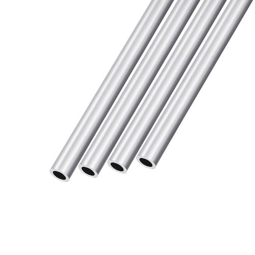 METALLIXITY 6063 Aluminum Tube (12.5mm OD x 8.5mm ID x 300mm L) 4Pcs, Aluminum Round Tubing - for Home Furnishing, Machinery, DIY Handicraft