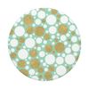 Mint Green White Bubbles PopSockets Grip and Stand for Phones and Tablets