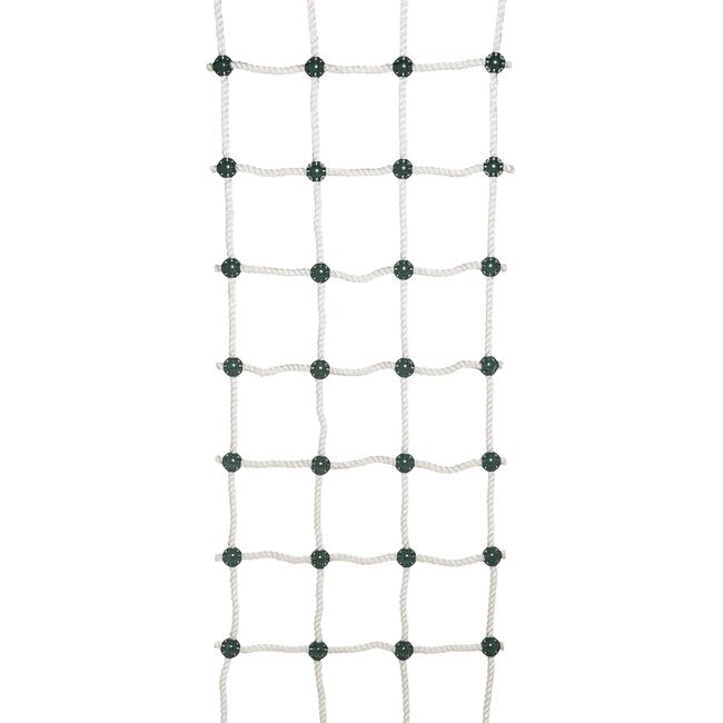 Safe-Kidz Cargo Climbing Net, 100% Polyester Rope Ladder, 96" L x 30" W + Drill Bit & Instructions