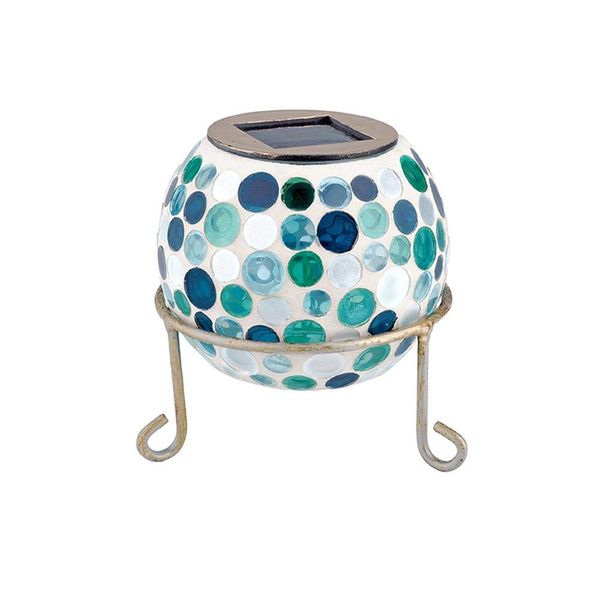 Kishima KL-10365 Parade Solar Garden Light, Blue Bubble Approx. W12.2 inches (31 cm), D8.5 x H35