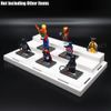 US Acrylic Plastic Display Box Case for Minifigures 25cm White Self-Assembly UV
