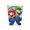amscan 8 Cups Super Mario Paper 250 ml Clear