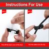 Cable Clips - 20pcs Cable Management Multipurpose Hooks Wire Holder Cable Hooks Clips Decoration Clips for Computer TV and Multi Cords Holder