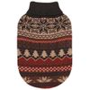 East Side Collection Ski Lodge Sweater, XX-Small, Brown